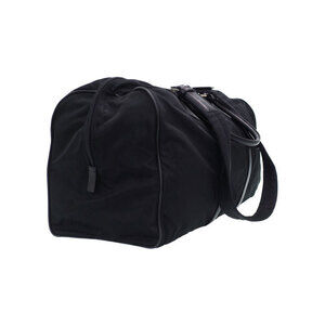 Prada Saffiano Travel Bag Tessuto Boston Black Nylon Bag duffle